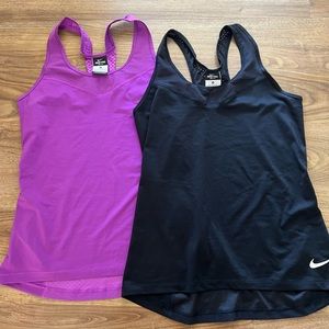 Set of 2 Nike Dri Fit Tank Tops